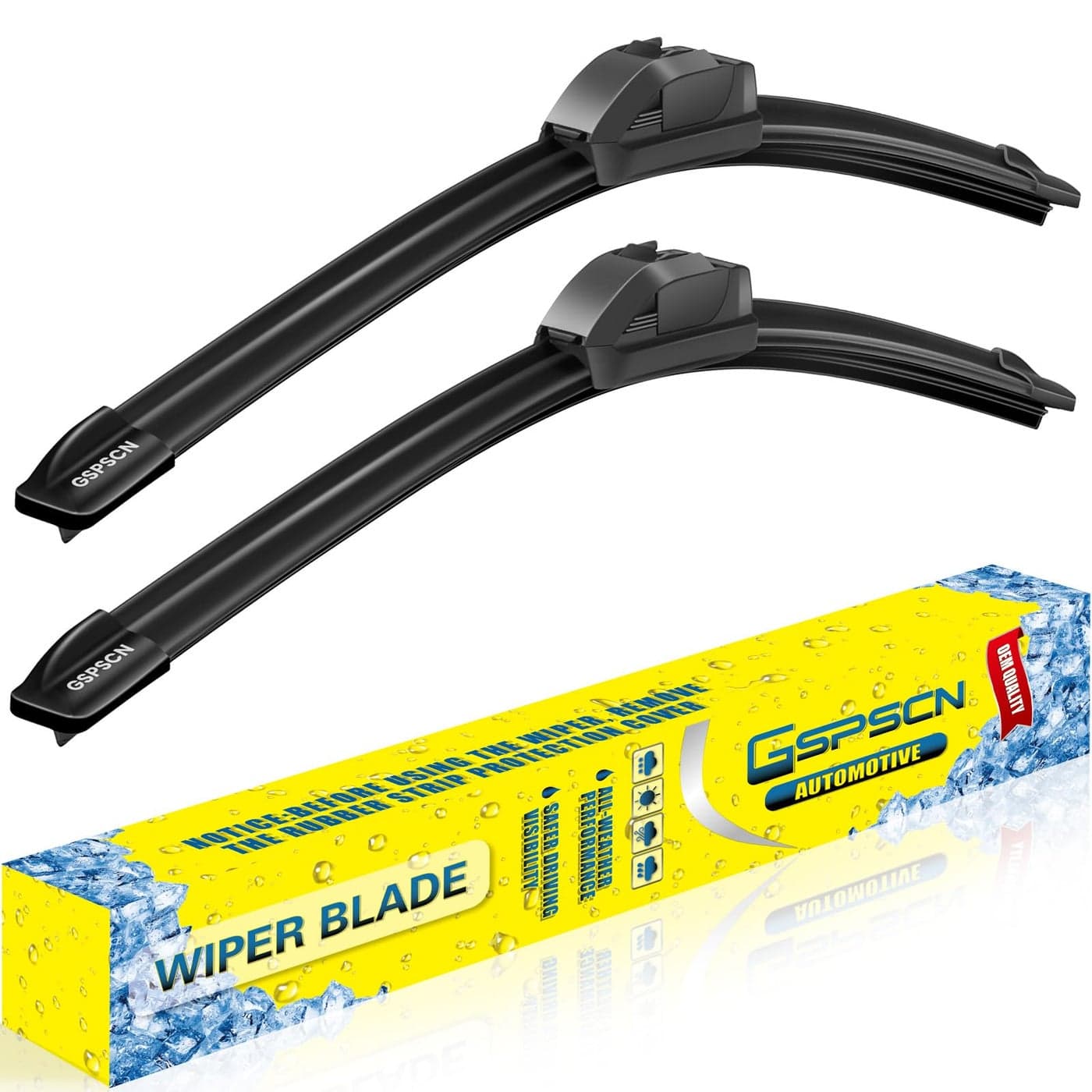 GSPSCN 2 Wipers For Toyota Sienna Mirai 2321Highlander 1908Camry 2318Avalon 2219 Lexus LS500h LS500 2218GX460 2310 Hyundai Palisade 2320 Windshield Wiper Blades 2620