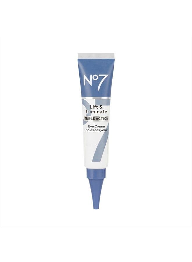 Lift & Luminate Eye Cream - Dark Circles & Puffiness Solution - Shea Butter, Hyaluronic Acid & Ginseng (15ml)