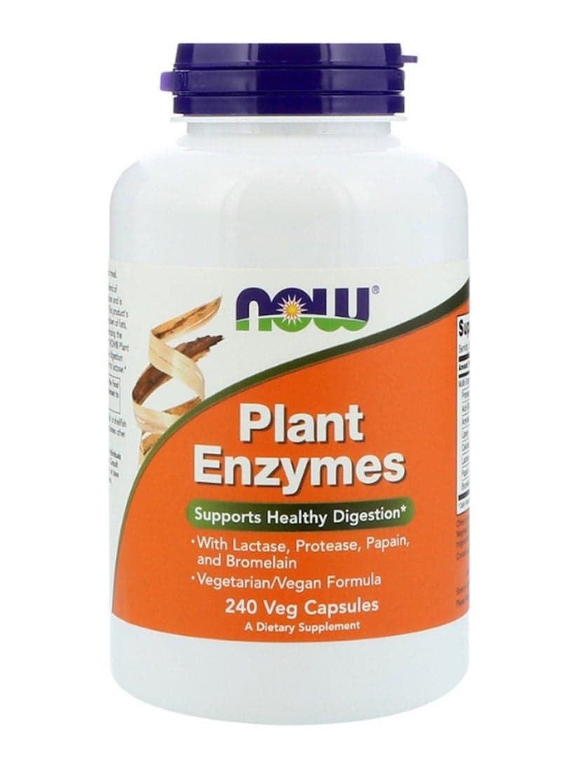 Plant Enzymes Dietary Supplement - 240 Capsules