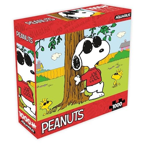 AQUARIUS Peanuts Joe Cool 1000Piece Puzzle Snoopy Jigsaw for Adults and Kids Officially Licensed Peanuts Collectible