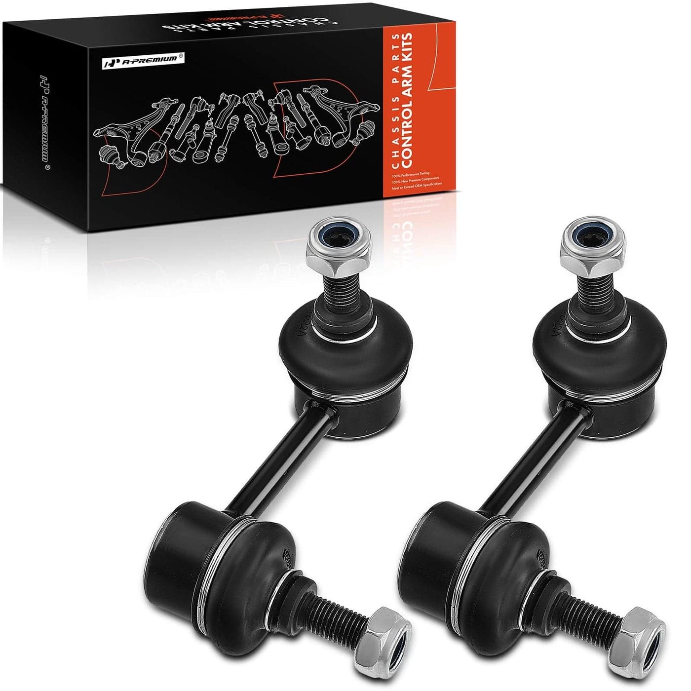 APremium 2 x Rear Sway Bar Links Stabilizer Bar Links Compatible with Jeep Chrysler Dodge Mitsubishi Compass Patriot 200 Sebring Avenger Caliber Outlander Sport Lancer Eclipse Cross RVR