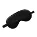 Shuiniba Natural Silk Sleep Mask Blindfold Super Smooth Eye Mask Black
