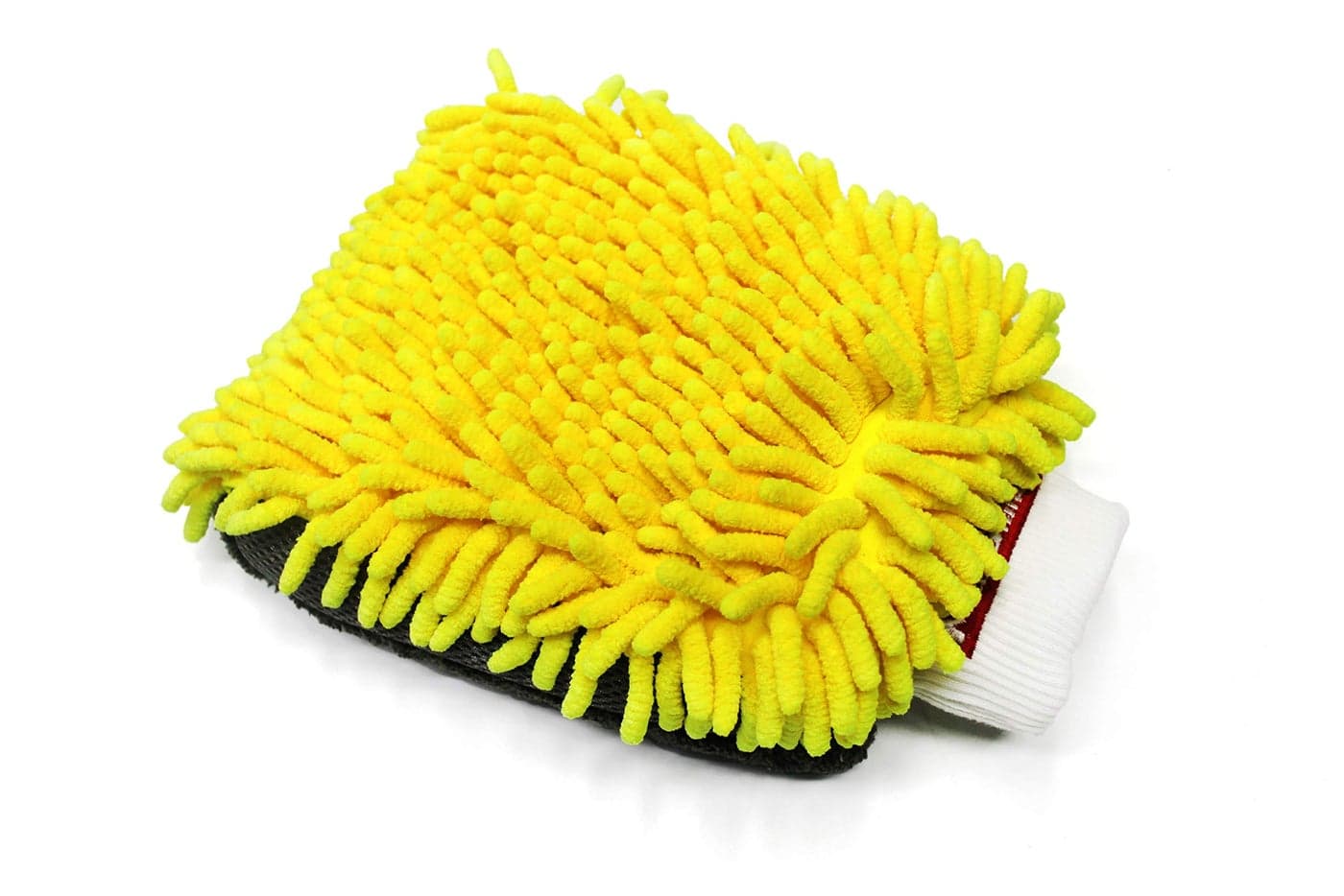 Maxshine Professional Microfiber Car Wash Mitt - Chenille - Ideal Wash Mitts for Car, SUV, Trucks, Boats, RV Washing - High Efficiency Detailing Wash Mitt - Auto Detailing Accessories - Yellow