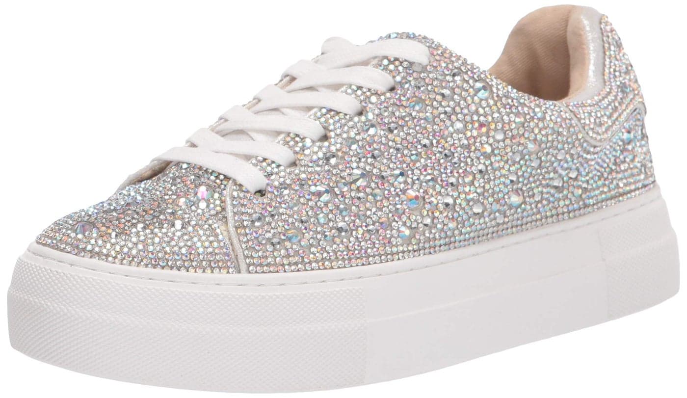 Betsey Johnson Womens Sidny Sneaker Rhinestone 95