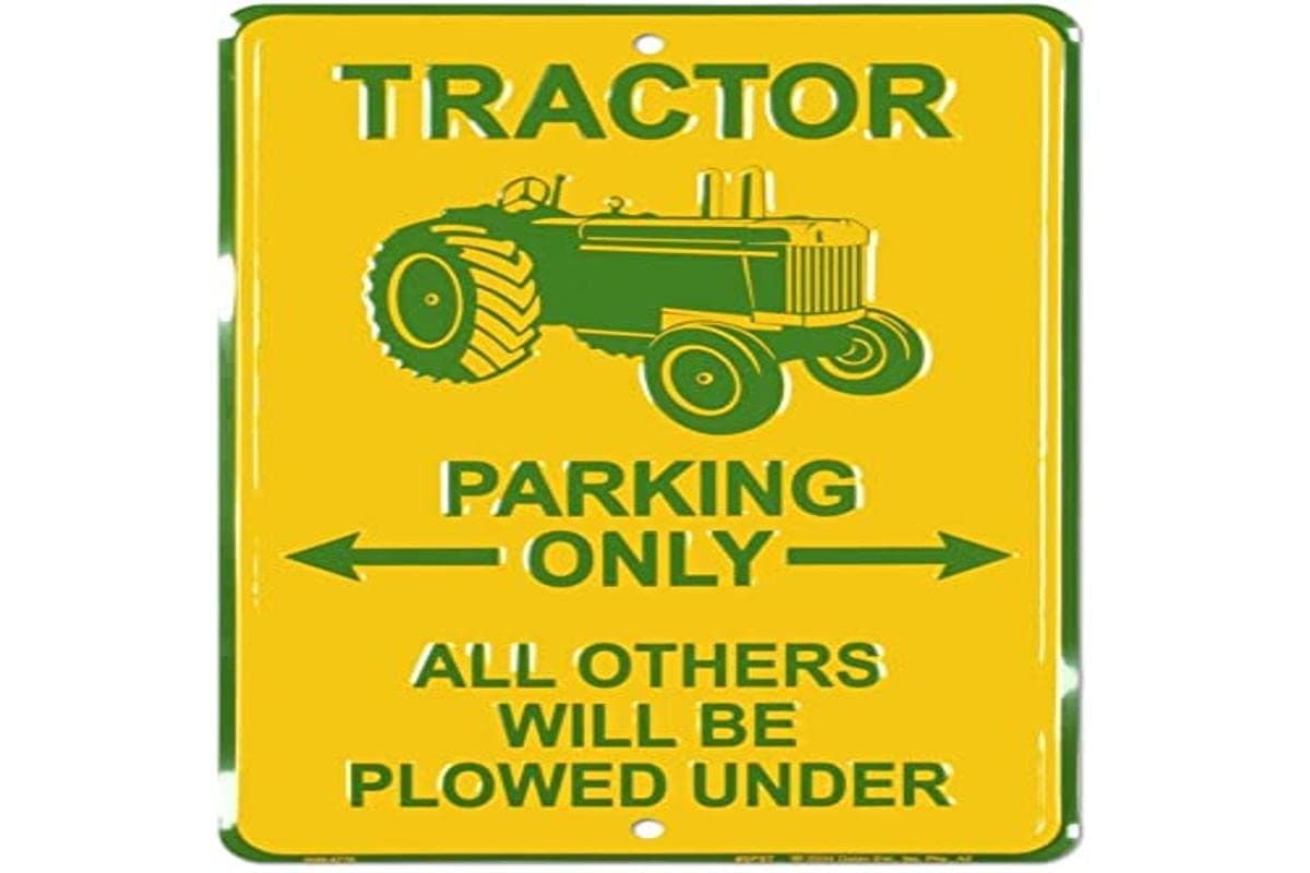 Tractor Tin Sign 8 x 12in