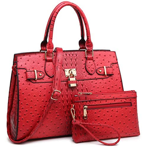 Dasein Women Handbags and Purses Ladies Shoulder Bag Top Handle Satchel Tote Work Bag with Wallet