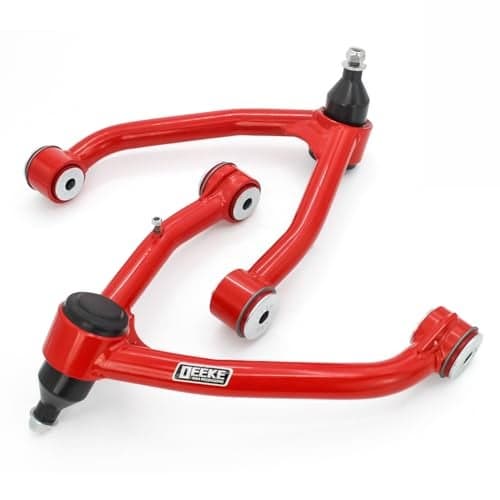 Front Upper Control Arms for 2-4" Lift - 2007-2018 Chevy Silverado GMC Sierra 1500, 2007-2013 Avalanche, Escalade EXT, 2007-2014 Suburban 1500, Tahoe,Yukon,PU Bushing Suspension Control Arm(2PCS)