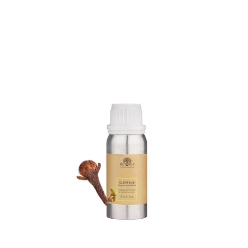 Devinez Clove Bud Essential Oil (100ml) - 100% Pure & Natural (Syzygium aromaticum) in Aluminum Bottle for DIY Balms, Aromatherapy & Warming Massage - Rich Spicy Aroma