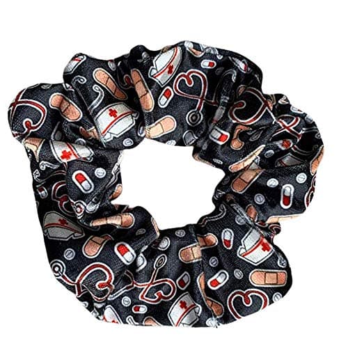 Infinity Collection Nurse Scrunchie, Hair Ties, and Nursing Elastics Gift