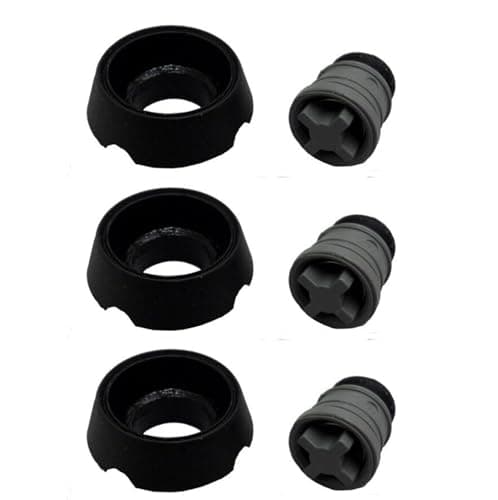 Eopzol 43513016 43513026 V2 Dual V Steam Vac Tank Valve Kit Replacement for Hoover Fits for F7205900 F7205910 F7205970 F7210900 F7220900 F7221900 F7225900 F7226900 F7425900 F7426900 3Pack