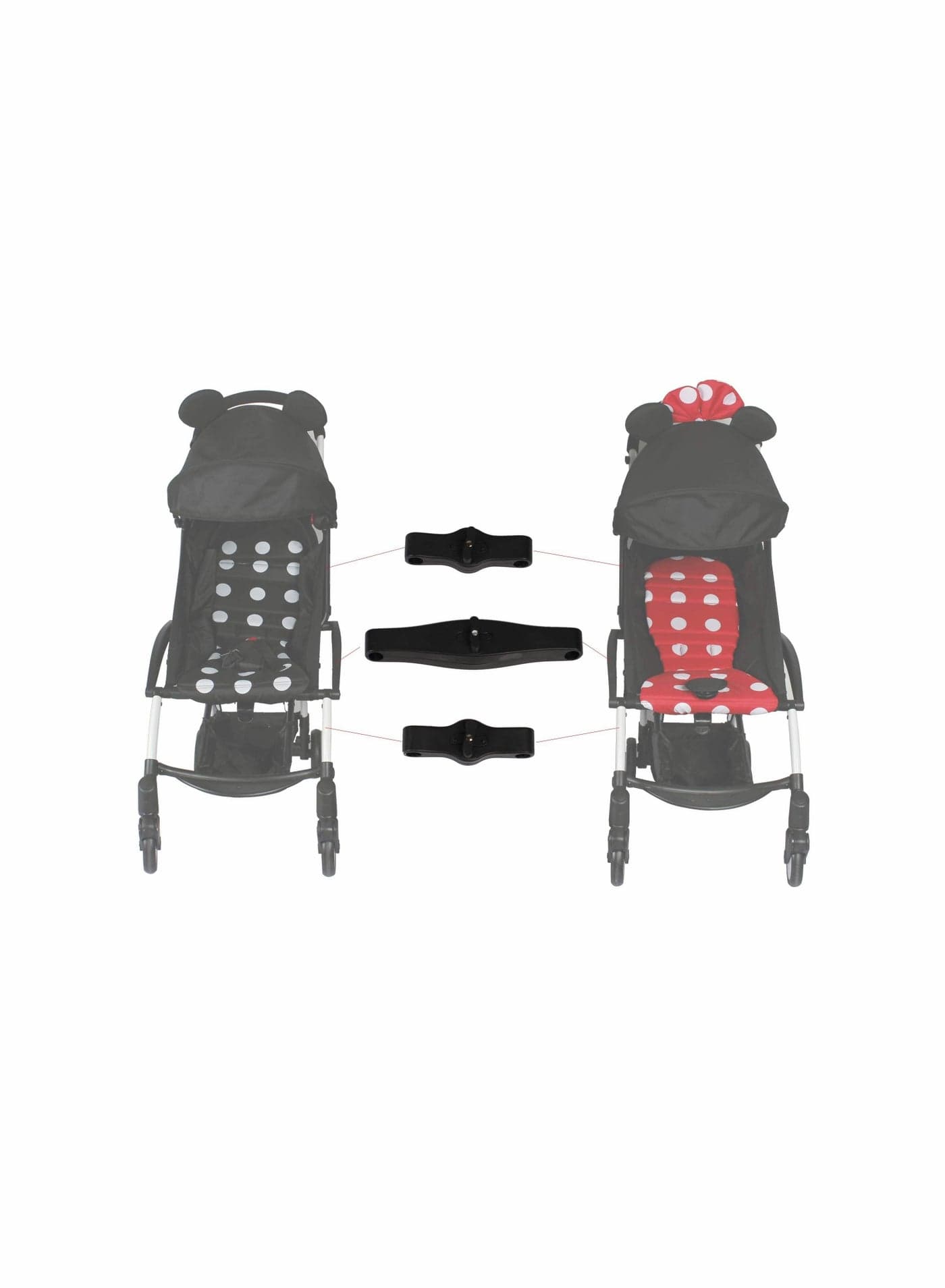 Stroller Connectors for Babyzen YOYO2 YOYO+ Strollers, Twin Strollers Connector Toddlers, Baby Connect Adapter, Turns Two Single into a Double