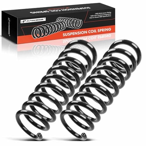 APremium 2Pcs Front Suspension Coil Spring Set Compatible with Ford Mustang 19801989 19912004 LTD 19831986 Granada Fairmont Mercury Capri Cougar Marquis Zephyr Driver and Passenger Side