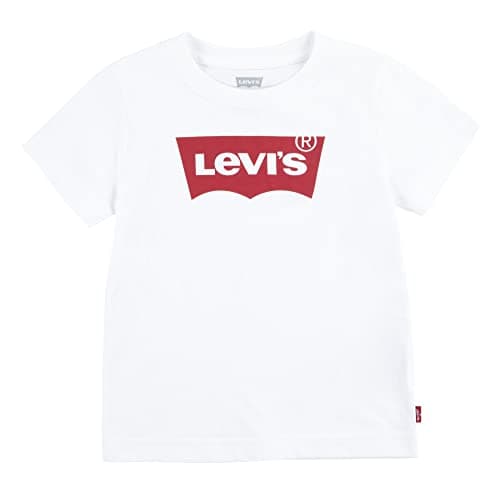 Levi's Big Boys' Classic Batwing T-Shirt, White, S