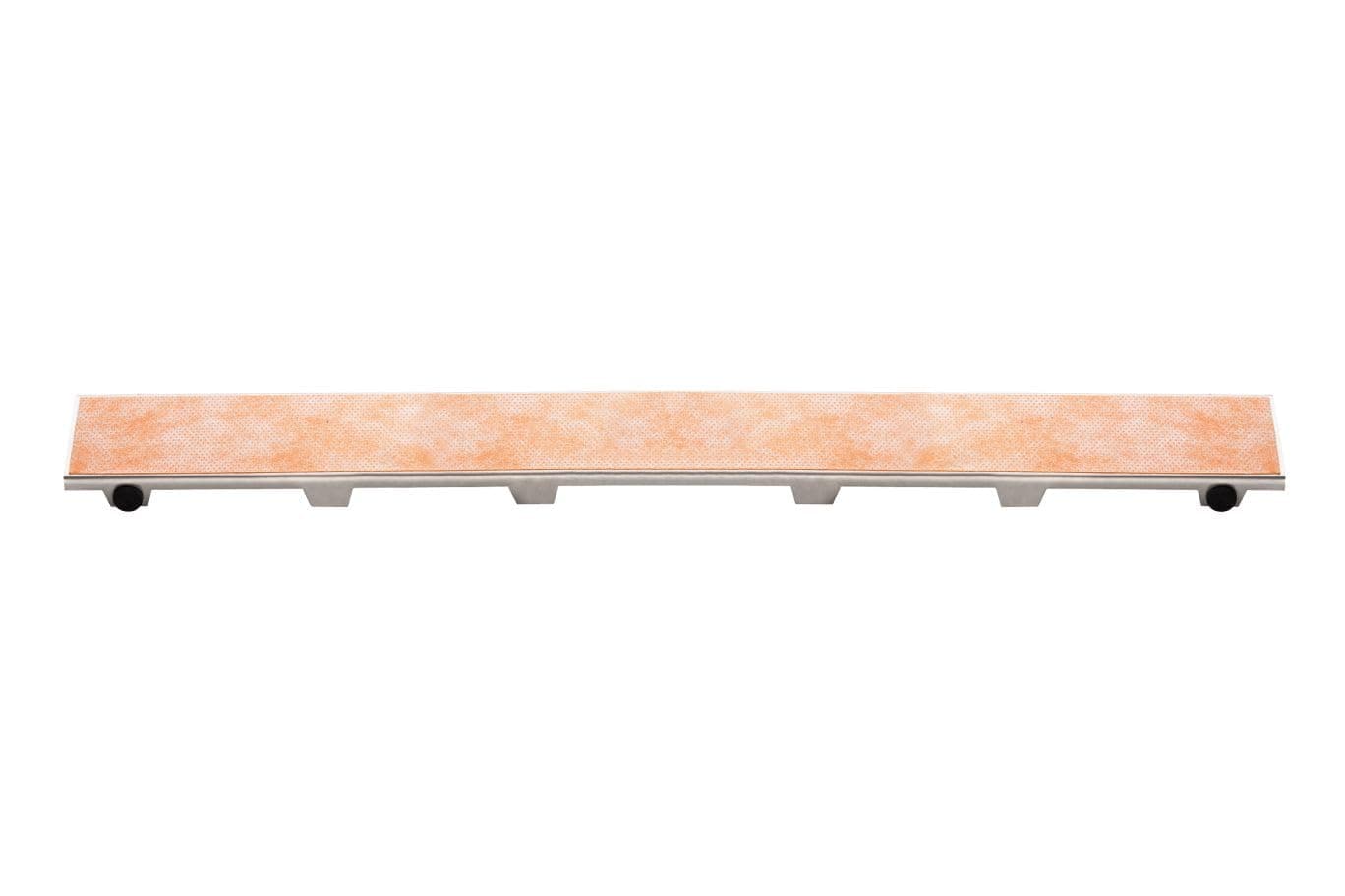 Schluter KerdiLine Frameless Grate Assembly for Ceramic Stone Tiles Use with Center Outlet Channel Body Tile Design 24 Length KL1DRE60