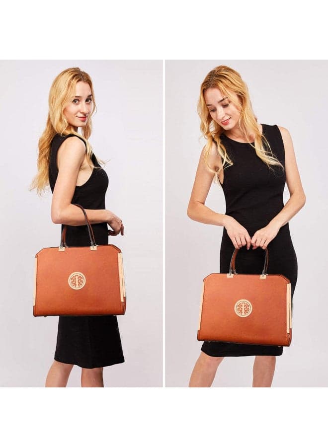 Dasein Women Purses and Handbags Top Handle Satchel Bags Large Shoulder Work Bag Tote with Wallet