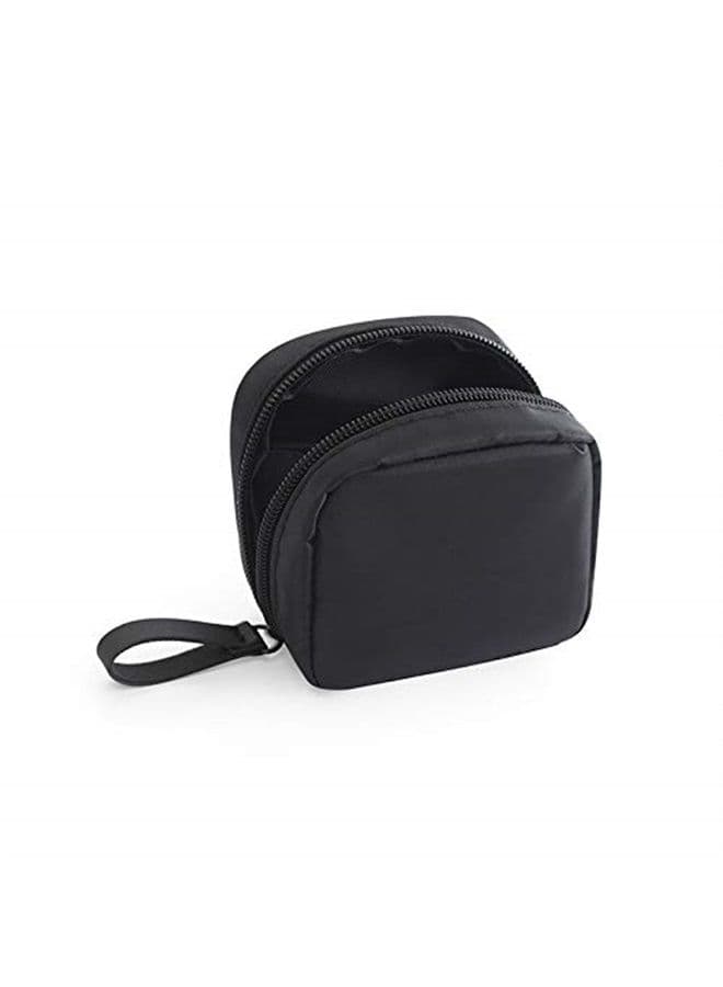 Makeup Bag Lazy Cosmetic Bag Travel Toiletry Bag Cosmetic Make Up Organizer Waterproof Travel Accessories for Women and Girls,Mini Black