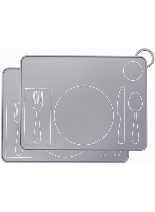 Fire Rooster Kids Silicone Montessori Placemat for Toddlers