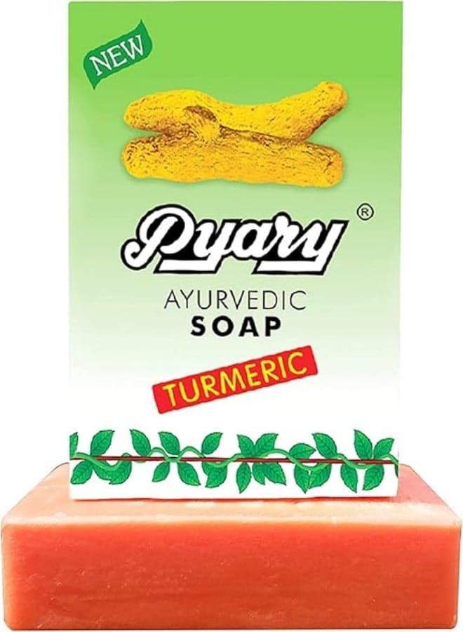 PYARY Turmeric Ayurvedic Soap (75g) Pack of 6