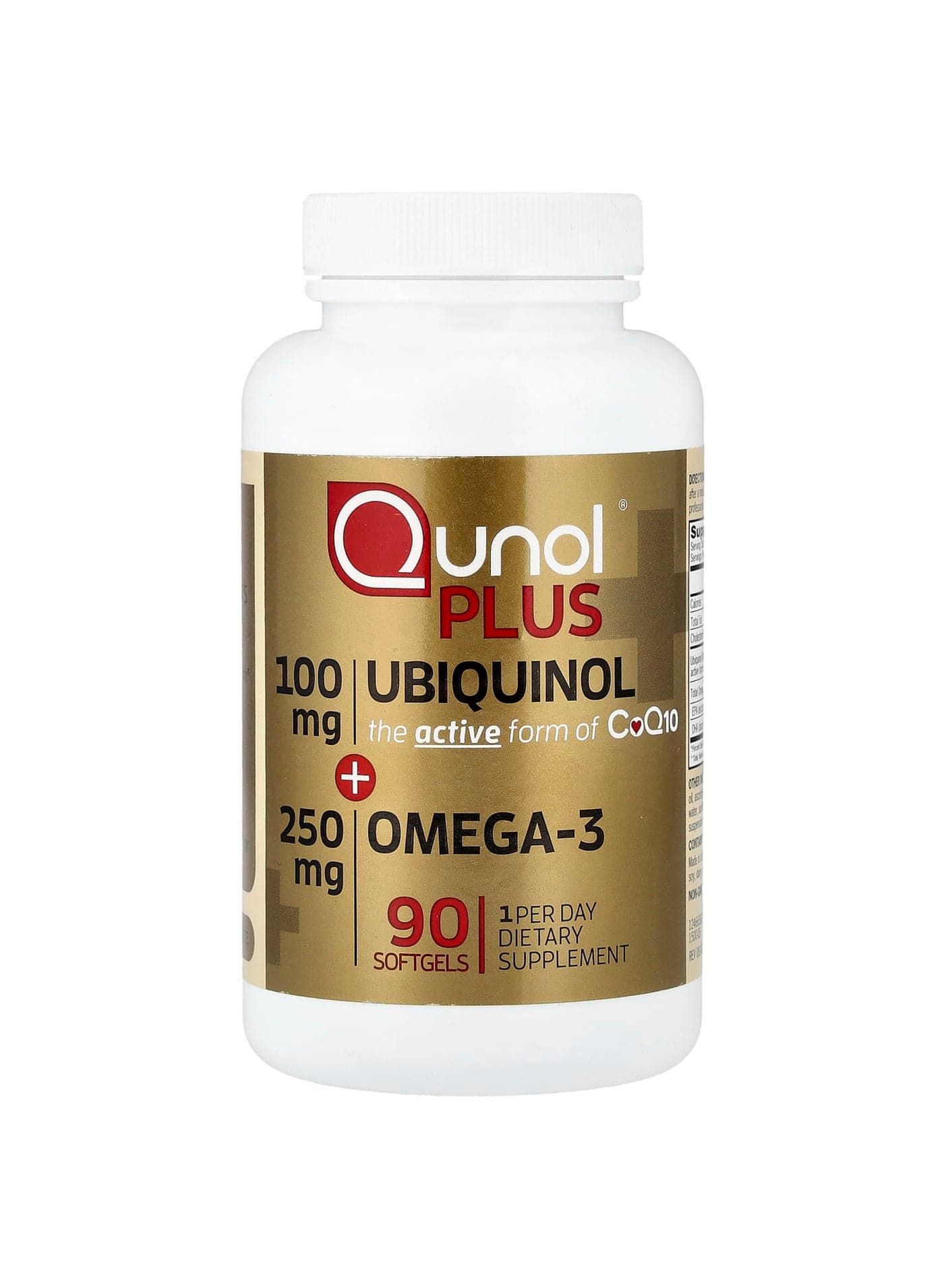 Plus Ubiquinol + Omega-3, 90 Softgels