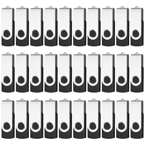 AreTop 512MB USB Flash Drives 100 Pack Premium USB20 100 Pack Thumb Drives Bulk USB Pendrive Memory Stick Jump Drive Flash Drives Bulk 100 Pack 512MB Black