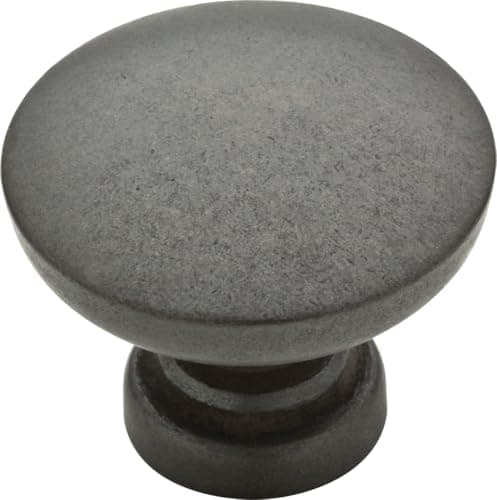 Franklin Brass Fulton Soft Iron Round Cabinet Knobs 1316 Easy Install Durable Hardware for Drawers Dresser Kitchen Cabinet Doors and Furniture 10Pack