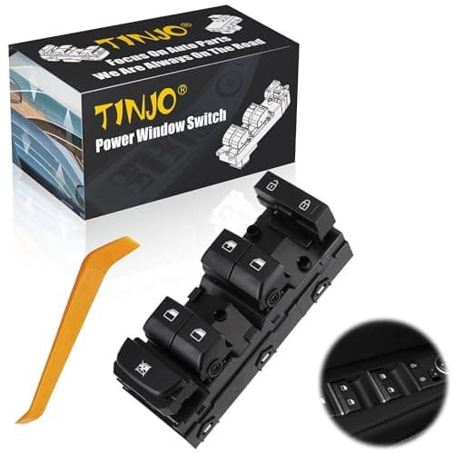 Power Window Master Control Switch Fit for 2019 2020 2021 Kia Forte Replace OE 93571M6100, 93571-M6100 for Front Left Driver Side Electric Window Switch Button Compatible with Kia Forte 2019-2021