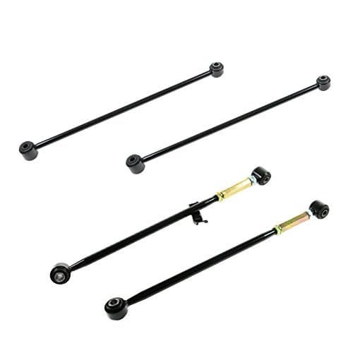 TRQ Rear Lower Forward and Rearward Control Arm Set Compatible with 19921996 Lexus ES300 Toyota Camry