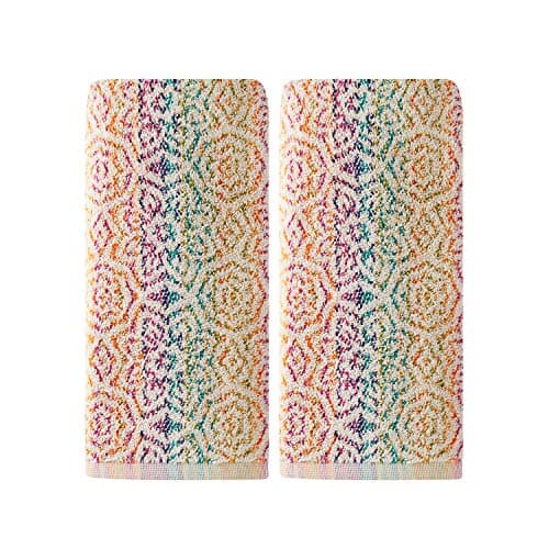 SKL Home Rhapsody Hand Towel Set, Multicolored