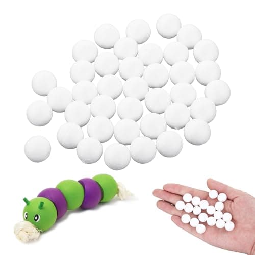 cobee 200 Pcs White Craft Foam Balls 06inch Round Foam Balls Small Foam Balls Polystyrene Craft Balls for Handmade DIY Crafts and Holiday Party Decorations