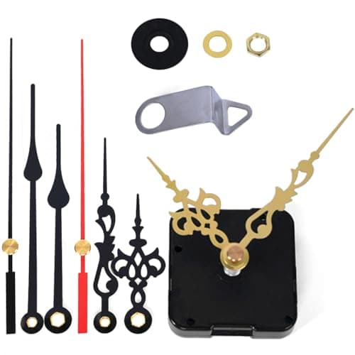 EMOON Clock Movement Mechanism Kit with 3 Pack Hands, Silent Sweep Quartz 12888 Motor, DIY Replacement for Custom Clock