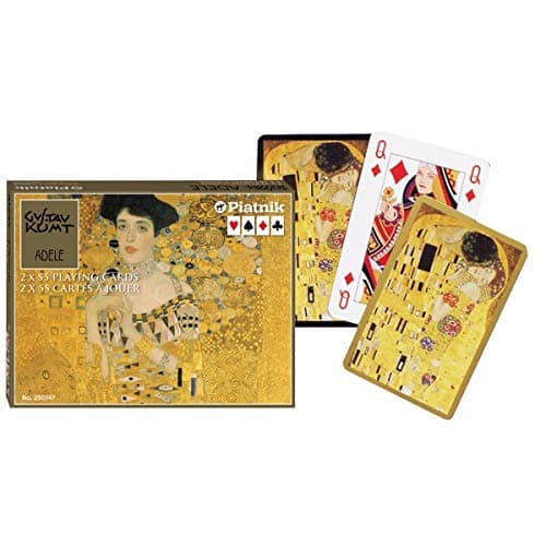 Piatnik 2503 Klimt Adele Card Game 2 x 55Piece