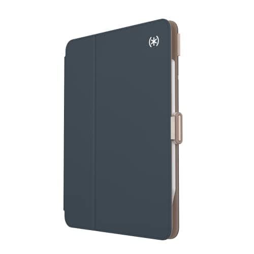 Speck iPad Pro 4th Generation Case - Hard Back Case for Apple iPad Pro 11-inch (2022) - Slim Multi Range Stand, Apple Pencil Holder, Drop Protection, Camera Shield - Balance Folio Almond Milk/Mocha