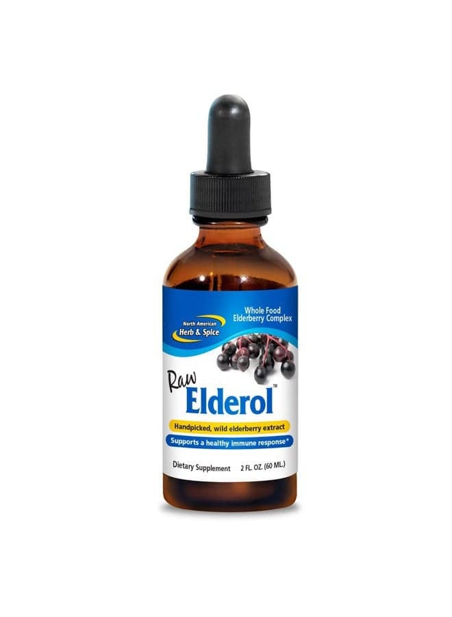 North American Herb and Spice Mineral Supplement Elderol, 2 Ounce