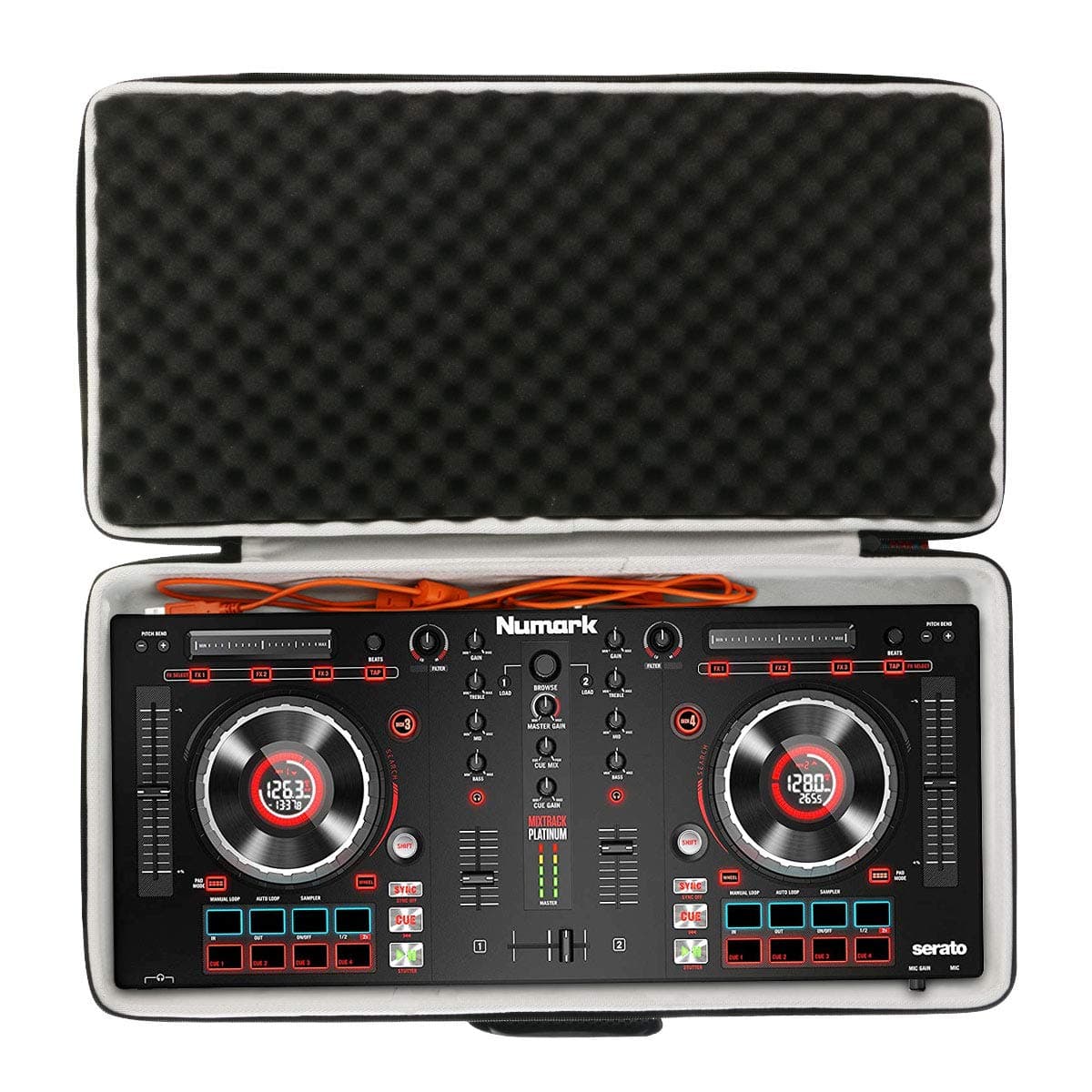 khanka Hard Travel Case Replacement for Numark Mixtrack Platinum FXPro 3 USB DJ Controller