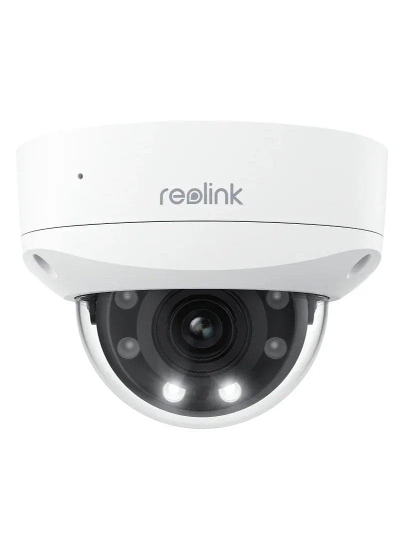 P437 4K Ultra HD Security IP Camera – 8MP, 5X Optical Zoom, IK10 Vandal-Proof, Color Night Vision, PoE, Outdoor Surveillance, Smart Motion Alerts, Weatherproof