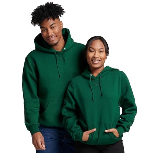 Russell Athletic Men's Dri Power Hooded Pullover Sweatshirt, Dark Green, Medium