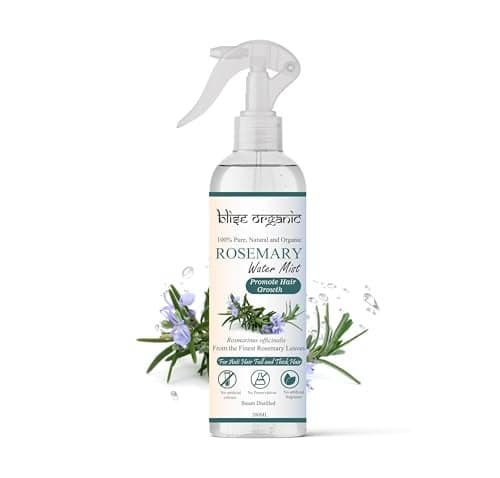 Blise organic Pure Rosemary Water Spray Hydrosol 100 Pure and Natural200ml676 Fl oz SOIL to OIL certified Steam Distilled for Hair fall Men and Women