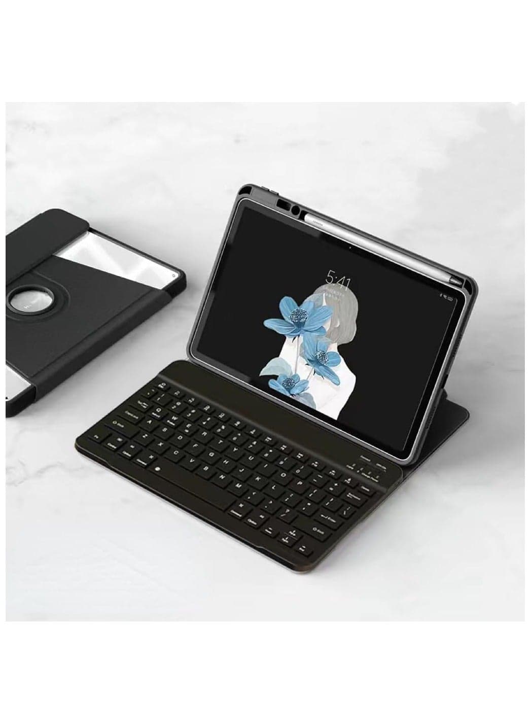 Arabic and English Rotatable Keyboard Case Compatible with Huawei Matepad 2023 11.5 inch Magnetic Case For Matepad 11.5'' Cover with Pen Holder