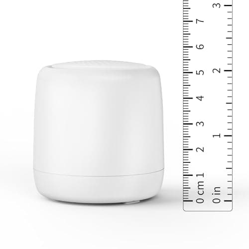 White Noise Machine | Paussion Long-Lasting Fast Charging Portable Travel Mini Sound Machine with 25 Soothing Sounds for Adults, Kids, and Babies | Auto Timer, Travel, Sleep, Baby, Fan - White