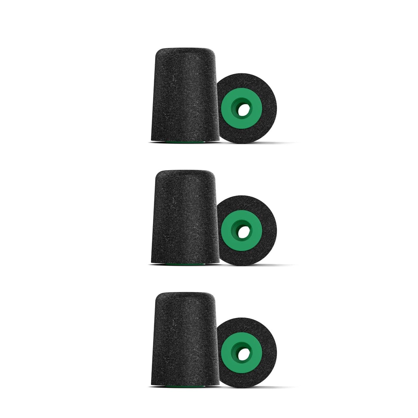 Comply Foam Ear Tips Designed for NuForce, ISOtunes PRO, Q-Jays, Etymotic Research, Westone and Shure, Small, 3 Pairs, Black, Earbud Replacement Tip, Made in the USA