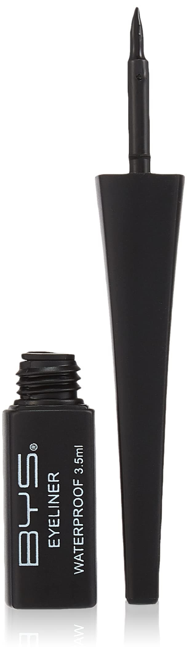 BYS Waterproof Smudgeproof Fine Tip Liquid Eyeliner Makeup Black 35ml