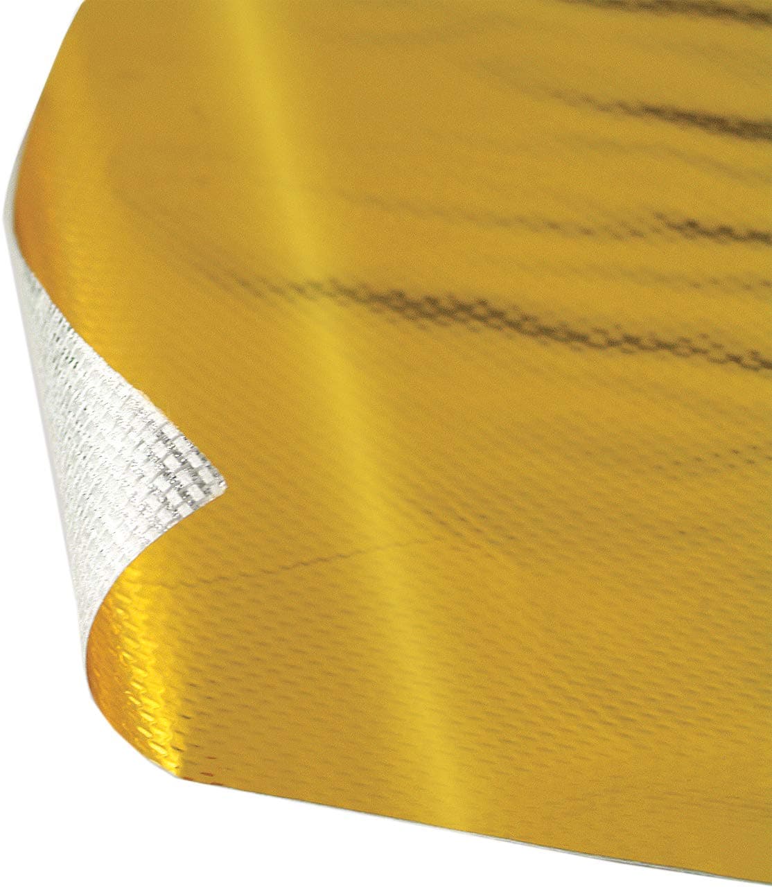 Design Engineering 010392 Reflect-A-Gold High-Temperature Heat Reflective Adhesive Backed Sheet, 12" x 24" Sheet