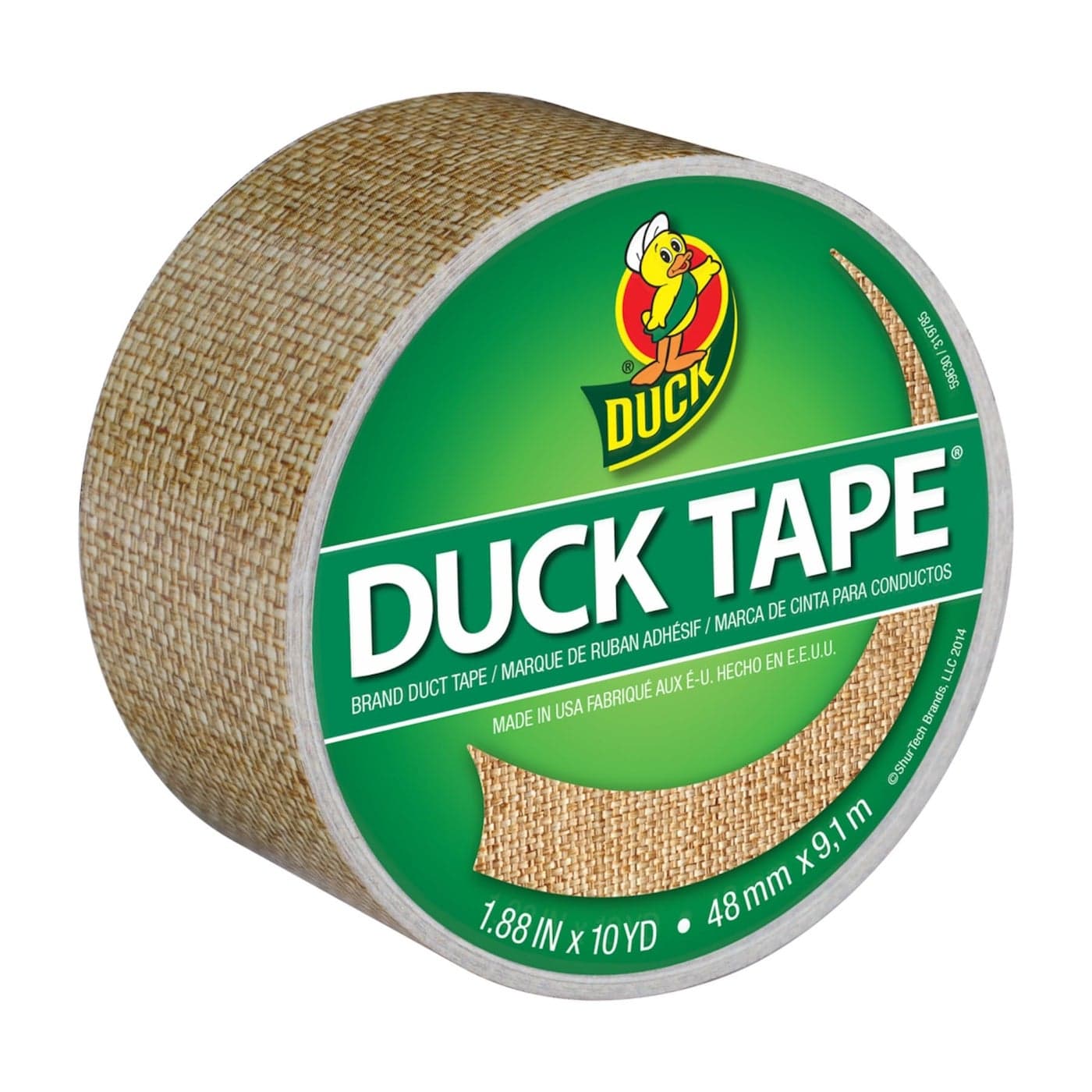 Duck Brand Printed Duct Tape Single Roll Burlap 283713
