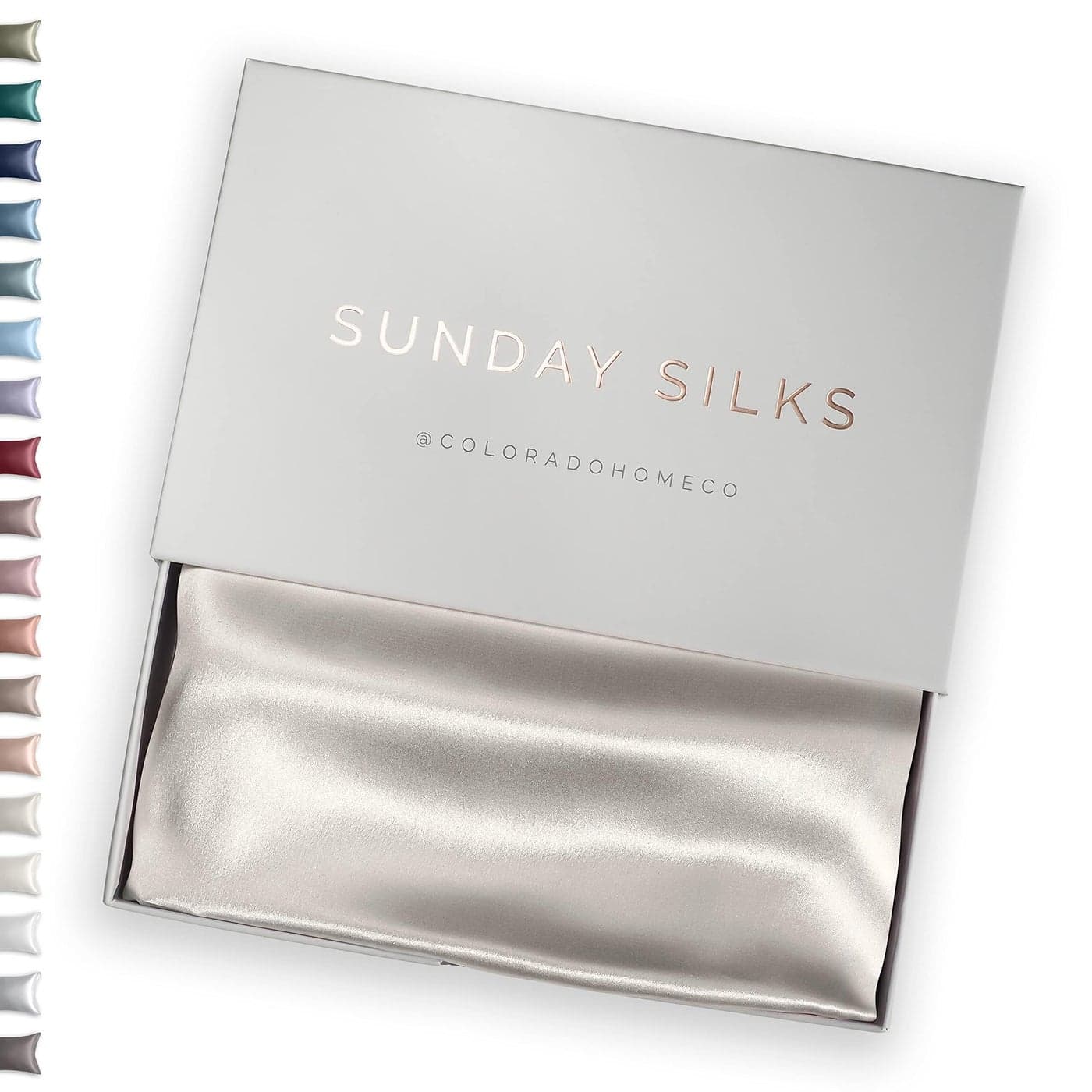 SUNDAYSILKS Premium Silk Pillow Cases 100 Mulberry Silk Pillowcase All Sides Real 22 Momme Grade 6A Silk Standard Queen King Size Silk Pillowcases Silk Pillow Case with Zipper Off White