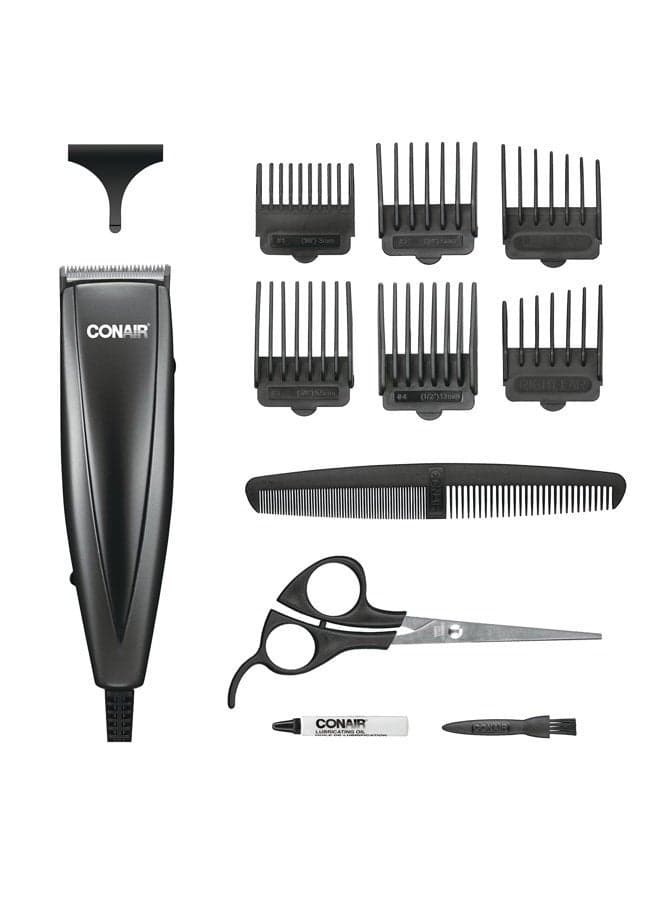 MAN Simple Cut, Hair Clippers for Men, 12-piece Home Hair Cutting Kit