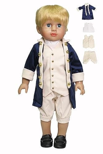 Colonial Boys Outfit 4pc for 18Inch Dolls Premium Quality Trendy Design Dolls Clothes