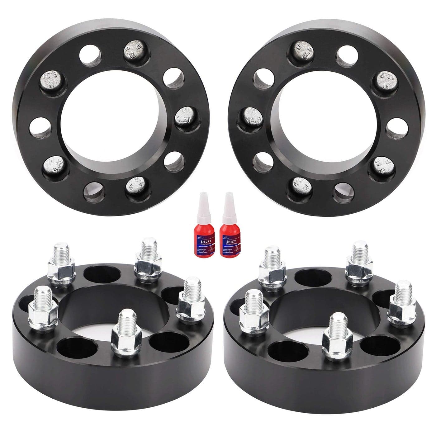 5x45 to 5x5 Wheel Adapters Conversion Compatible with JK XK WK WJ Wheels on Tj Yj Kk Xj Mj Kj Zj Vehicle 125 inch 5x1143mm to 5x127mm Forged Wheel Adapter with 1220 Studs 715mm Bore