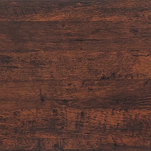 Dimoon 787x177 Wood Stick and Peel Wallpaper Red Brown Wood Paper Red Dark Brown Wood Contact Wallpaper Waterproof Wood Plank Removable Rustic Self Adhesive Vintage Desk Table Cabinet Vinyl Roll