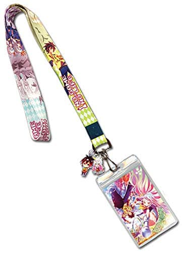 Great Eastern Entertainment No Game No Life Sora Shiro Lanyard Pink Regular