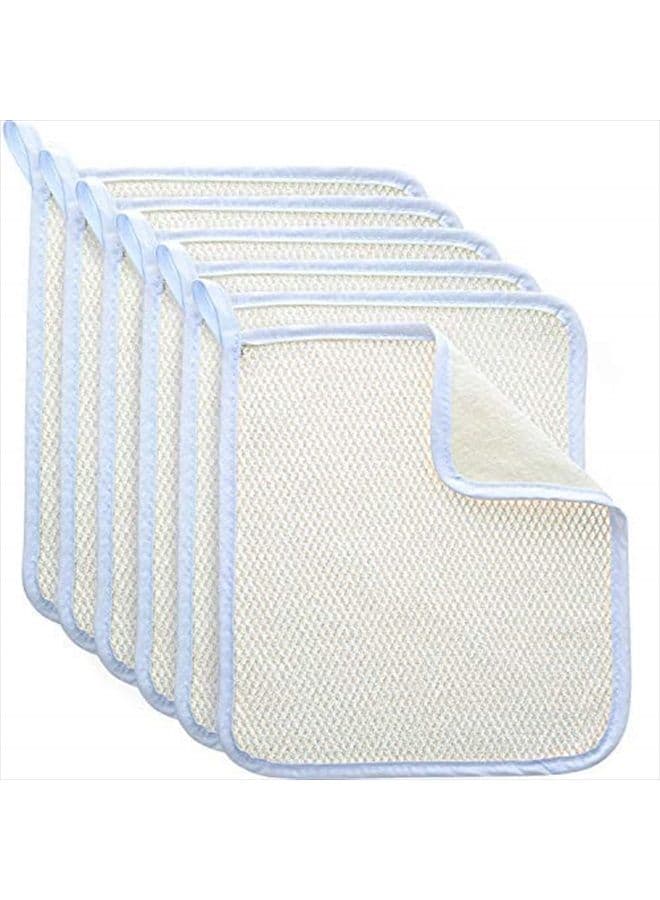 Exfoliating Face Body Wash Cloth Towel Dual-Sided Exfoliating Scrub Towel Weave Beauty Skin Washcloth Soft Home Massage Bath Cloth (5)